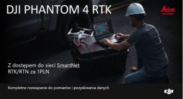 Roczny dostęp do sieci HxGN SmartNet Leica - Phantom 4 RTK