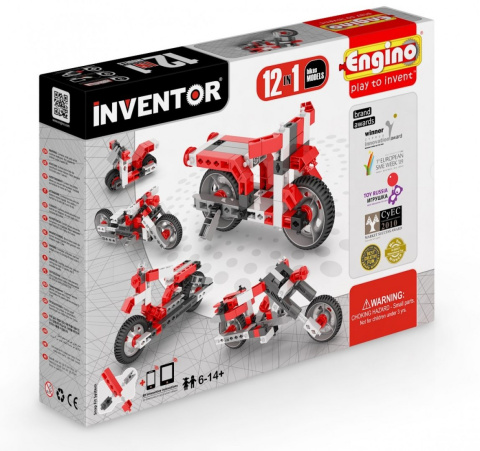 Klocki Engino INVENTOR 12 MODELI (MOTOCYKLE) Klocki Engino INVENTOR 12 MODELI (MOTOCYKLE)