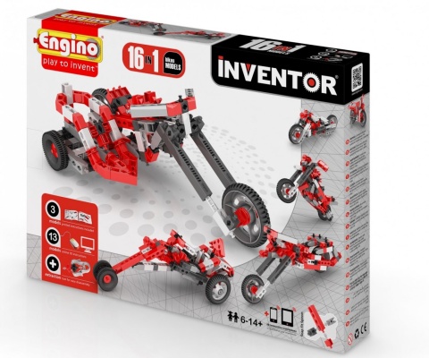 Klocki ENGINO INVENTOR 16 MODELI (MOTOCYKLE) Klocki ENGINO INVENTOR 16 MODELI (MOTOCYKLE)