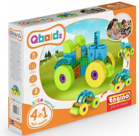Klocki Engino QBOIDZ 4 W 1 MULTIMODELS (Traktor) Klocki Engino QBOIDZ 4 W 1 MULTIMODELS (Traktor)