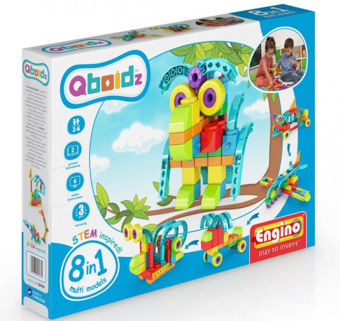 Klocki Engino QBOIDZ 8 w 1 MULTIMODELS (Sowa) Klocki Engino QBOIDZ 8 w 1 MULTIMODELS (Sowa)