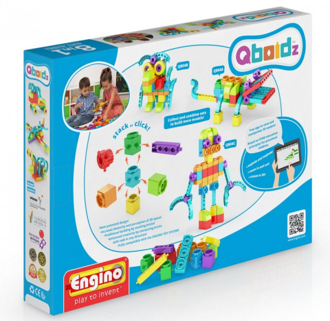 Klocki Engino QBOIDZ 8 w 1 MULTIMODELS (Sowa) Klocki Engino QBOIDZ 8 w 1 MULTIMODELS (Sowa)