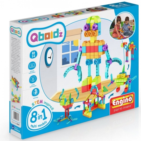 Klocki Engino QBOIDZ 8 w 1 MULTIMODELS (Robot) Klocki Engino QBOIDZ 8 w 1 MULTIMODELS (Robot)