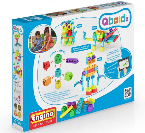Klocki Engino QBOIDZ 8 w 1 MULTIMODELS (Robot) Klocki Engino QBOIDZ 8 w 1 MULTIMODELS (Robot)