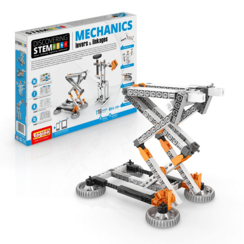 Klocki ENGINO STEM MECHANIKA 16 MODELI: DŹWIGNIE Klocki ENGINO STEM MECHANIKA 16 MODELI: DŹWIGNIE