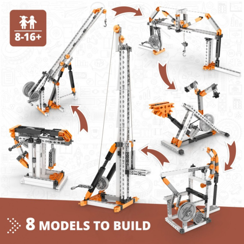 Klocki ENGINO STEM MECHANIKA: Koła pasowe Klocki ENGINO STEM MECHANIKA: Koła pasowe